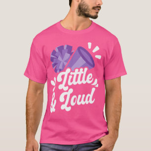 Little Loud Cheerleader Cheerleading T-Shirt