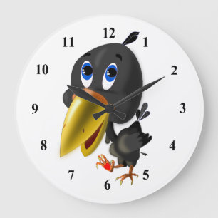 Little Love Bird Large Clock