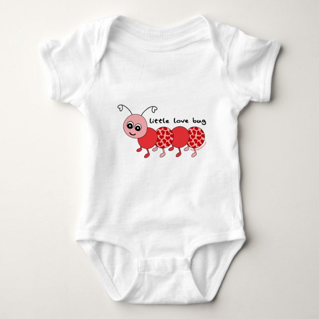 Little Love Bug Baby Bodysuit (Front)