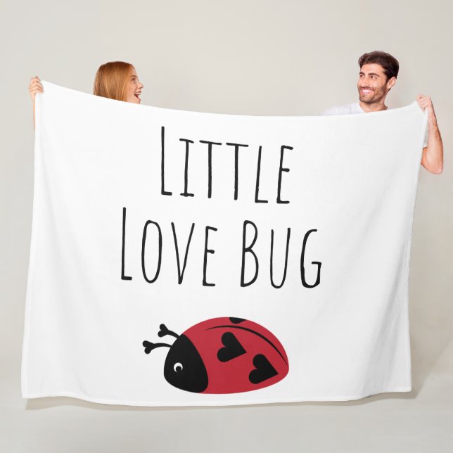 Little Love Bug -  Fleece Blanket (In Situ)