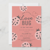 Little Love Bug Pink Ladybug Baby Shower