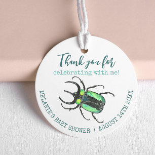 Little Love Bug Thank You Baby Shower Favour Tags