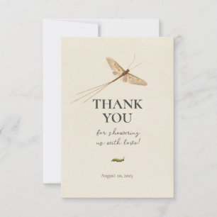 Little Love Bug Vintage Baby Shower Thank you Card