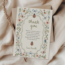 Little Love Bug Wildflower Baby Shower