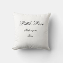Little Love | Minimalist Baby Nursery Pillow