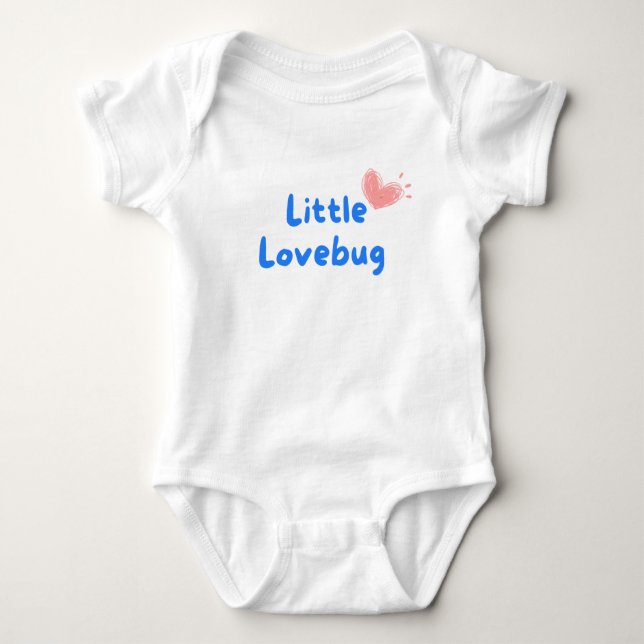 Little Lovebug  Baby Bodysuit (Front)