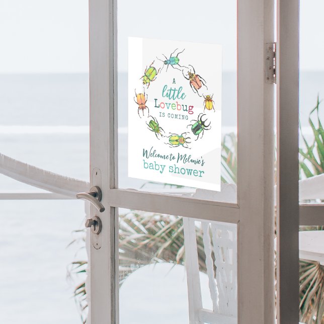 Little Lovebug Baby Shower Welcome (Creator Uploaded)