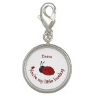 Little Lovebug Cute Ladybug Quote Custom Name