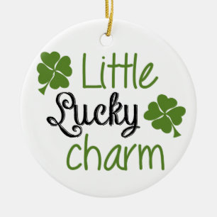 Little lucky charm ceramic tree decoration