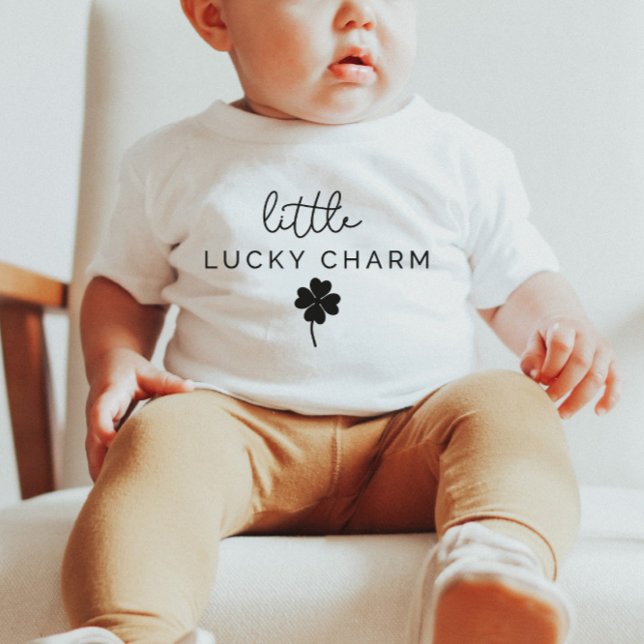 Little Lucky Charm Clover Baby T-Shirt (Creator Uploaded)