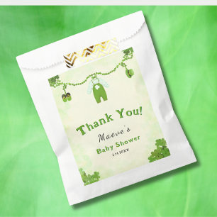 Little Lucky One Shamrock Baby Outfit Baby Shower Favour Bags