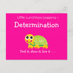 Little Lunchbox Lessons - Determination Postcard
