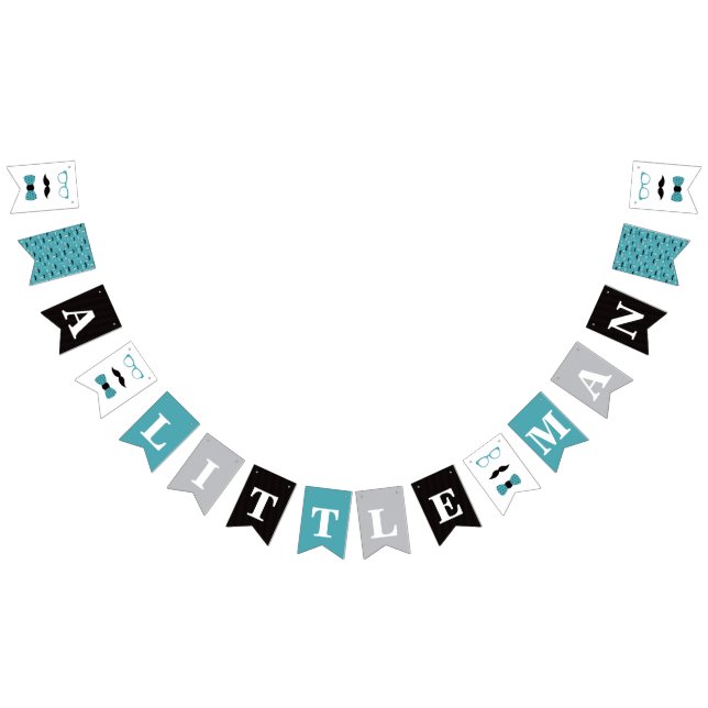 Little Man Baby Shower Banner (All)