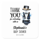 Little man baby shower black tuxedo favour