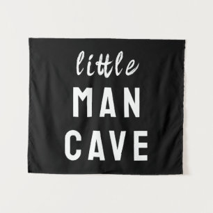 Little Man Cave Boy's Room Playroom Nursery Wall Tapestry