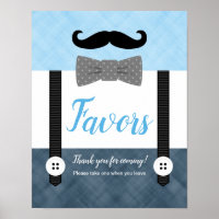 Little man navy blue boy baby shower favours sign
