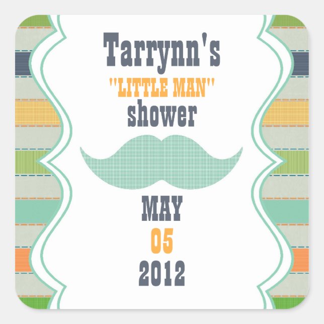 LITTLE MAN Sticker (Front)