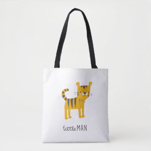 Little Man   Tiger Bow Tie Tote Bag