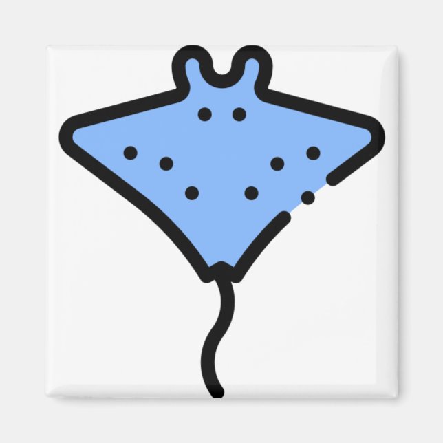 Little Manta Ray Magnet (Front)