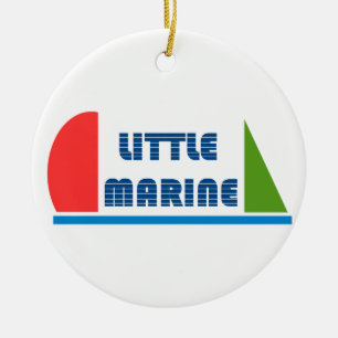 little marine ceramic tree decoration
