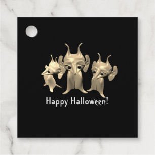 Little Martians,Happy Halloween ,personalised Favour Tags