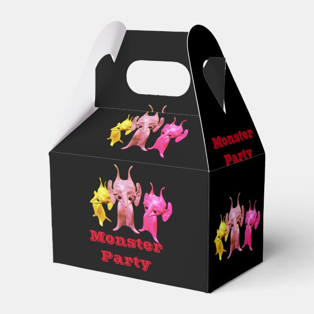 Little Martians, personalised for children. Favour Box (Front Side)