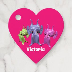 Little Martians, personalised for children. Favour Tags