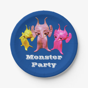 Little Martians, personalised for children. Paper Plate