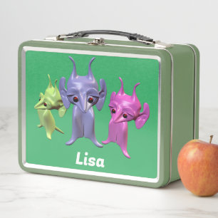 Little Martians personalised   Metal Lunch Box
