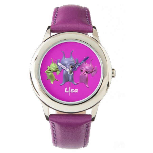 Little Martians personalised  Watch (Front)