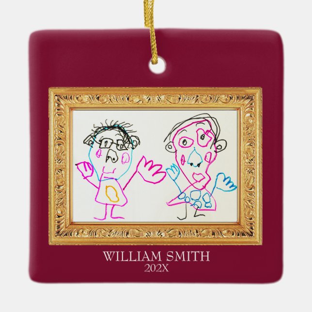 Little Masterpiece Ornament (Front)