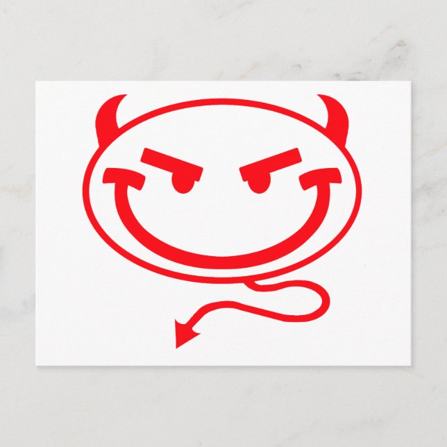 Little Meanies Red Logo Postcard (Front)
