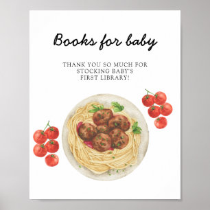 Little Meatball Baby shower Books for baby Poster