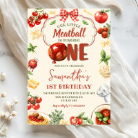 Little Meatball Is One Italian Pasta Birthday