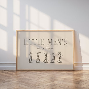 Little Men’s Golf Club Vintage Wall Art