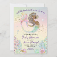  Little Mermaid African American Baby Shower 