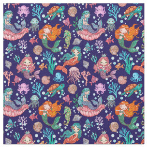 Little Mermaid Fabric