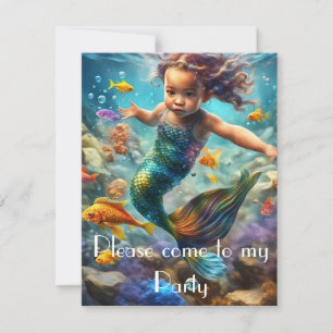 Little Mermaid  Invitation