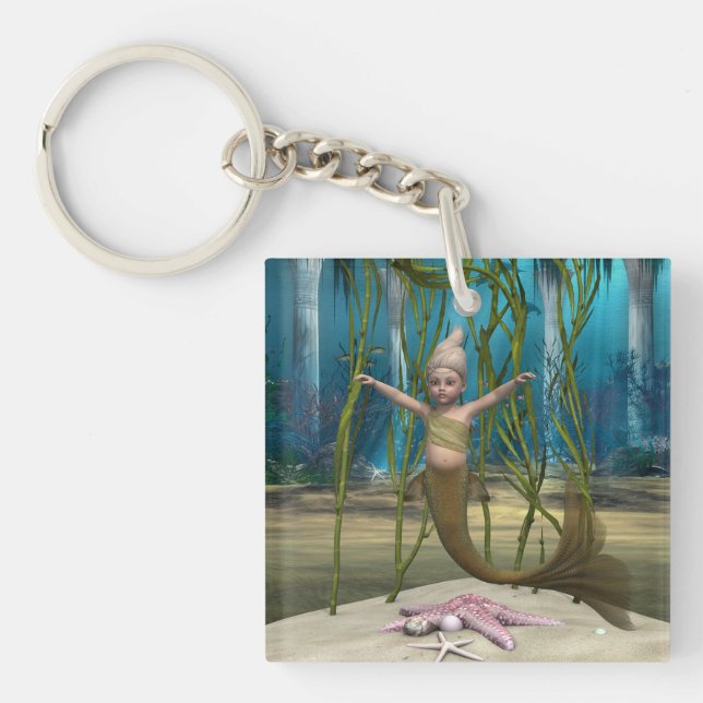 Little Mermaid Key Ring (Front)