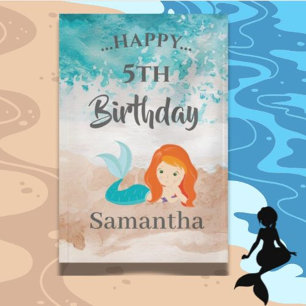 Little MERMAID PARTY Cute theme Banner