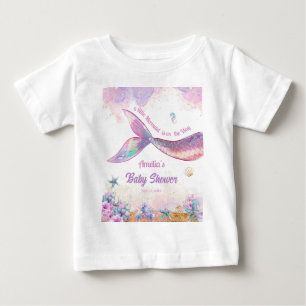 Little Mermaid Pastel Ocean Girl Baby T-Shirt