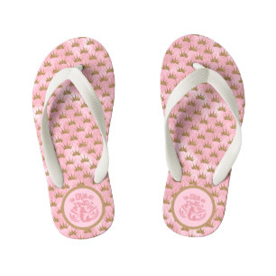 Little Mermaid Princess Faux Glitter Dust Kid's Jandals