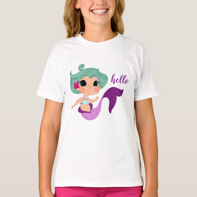 little mermaid small t-shirt (Front)