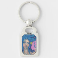 Little Mermaid, Underwater Fantasy Art, Pink Blue