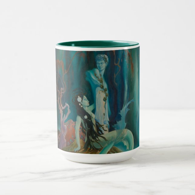 Little Mermaid Vintage Fairytale Coffee Mug (Center)