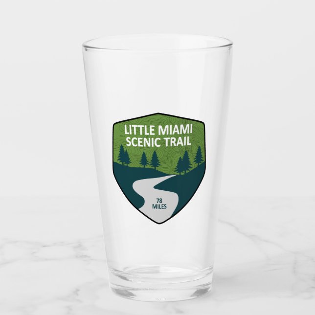 Little Miami Scenic Trail Glass (Front)