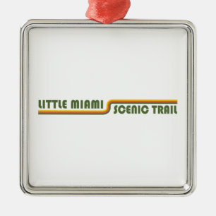 Little Miami Scenic Trail Ohio Metal Tree Decoration
