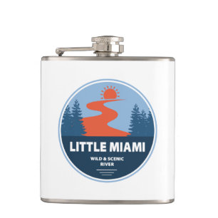 Little Miami Wild And Scenic River Hip Flask