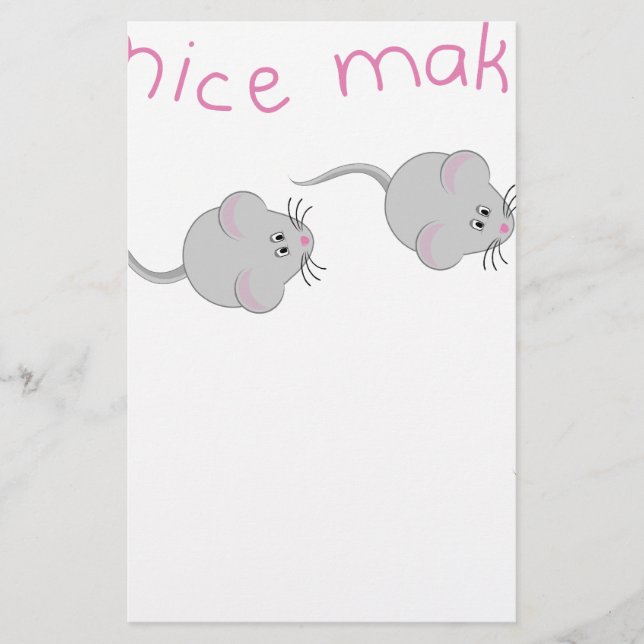 Little Mice Stationery (Front)