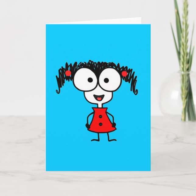 Little Midge Greeting Card (Front)